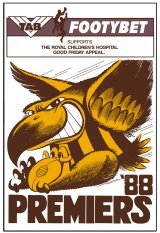 1988 Hawthorn WEG Reprinted Grand Final poster.